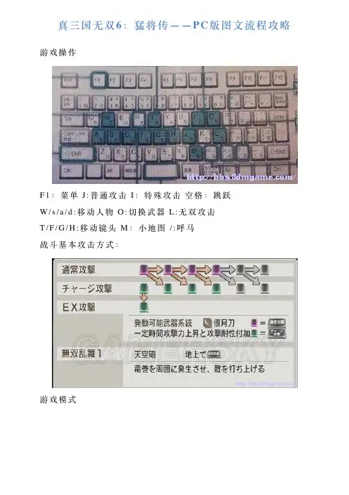 真三国无双6：猛将传——PC版图文流程攻略