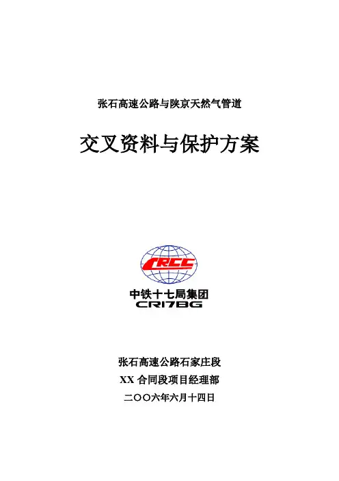 天然气管道保护方案