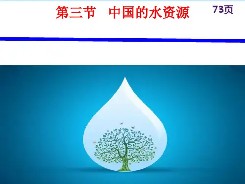_课件 3.3中国的水资源 湘教版地理八上共31张ppt