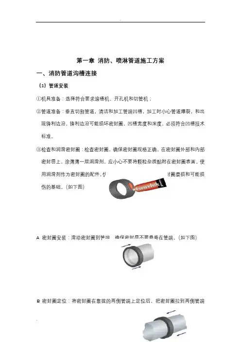 消防喷淋管道施工组织设计