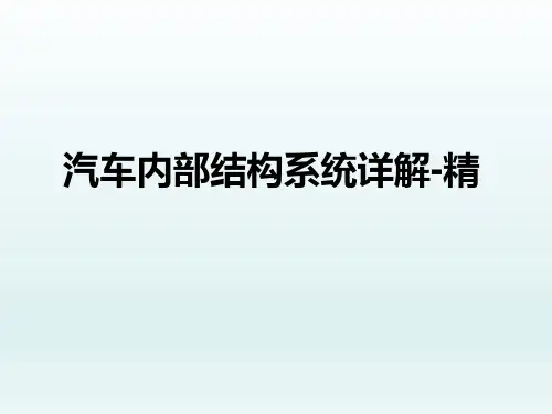 汽车内部结构系统图文详解-精