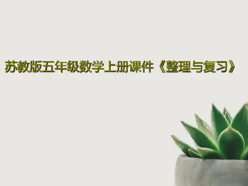 苏教版五年级数学上册课件《整理与复习》PPT共47页