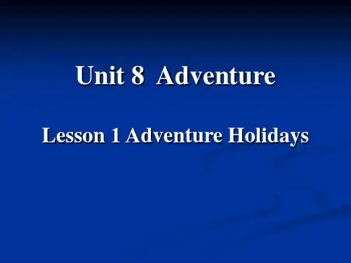 北师大英语必修三unit8 lesson 1