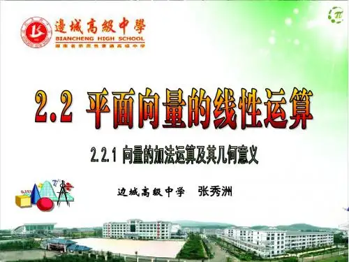 2.2.1 向量的加法运算及其几何意义