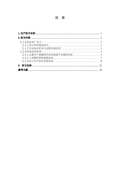 实习报告