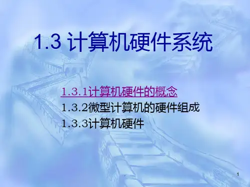 计算机硬件系统PPT课件