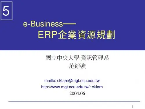 ERP企业资源规划