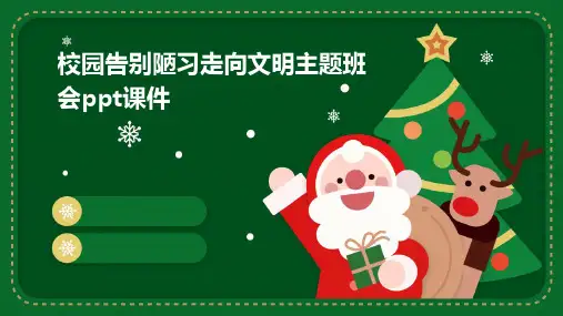 校园告别陋习走向文明主题班会PPT课件