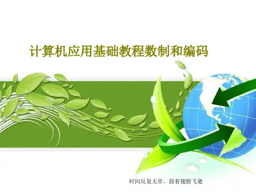 计算机应用基础教程数制和编码共85页
