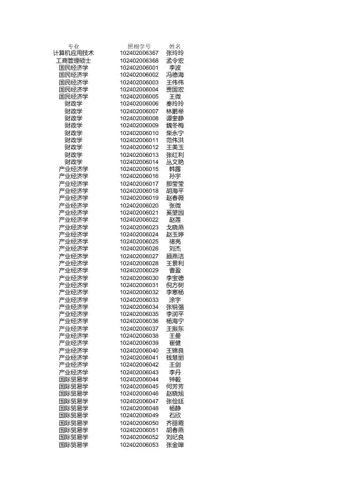 照相学号