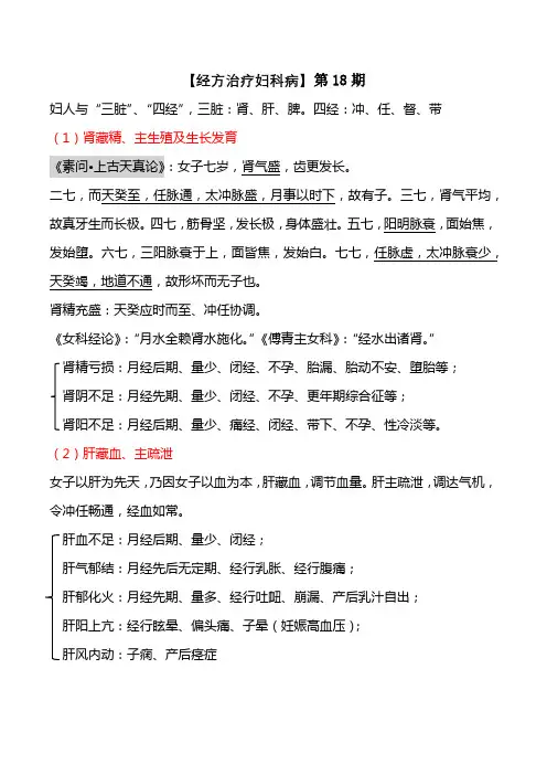 陈明主讲中医妇科经验方