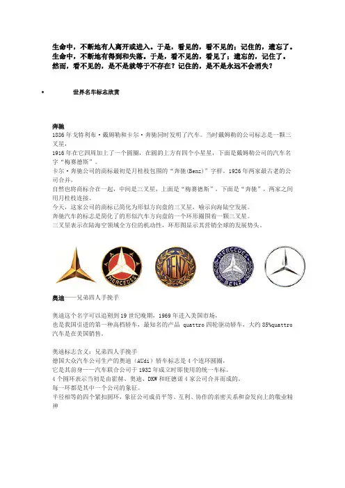Orgrvu世界名车标志欣赏
