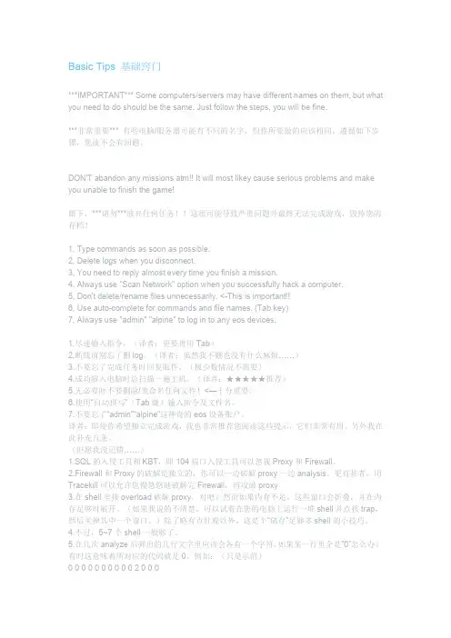 HackNet指南