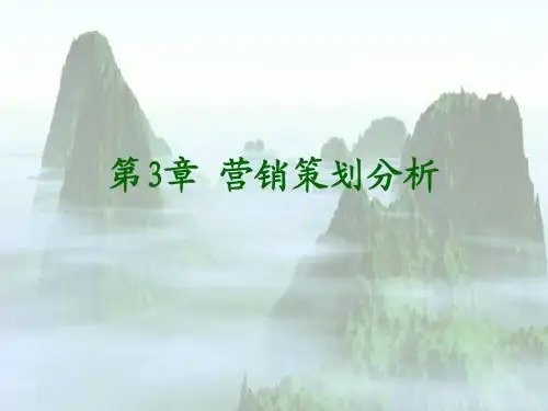 第三章 营销策划分析