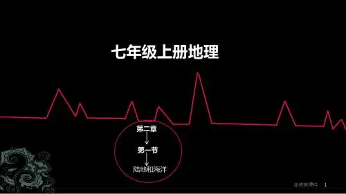 七年级上册第二章第一节陆地和海洋.