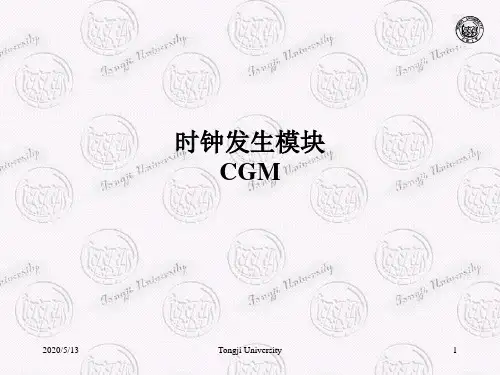 11、时钟发生模块CGM