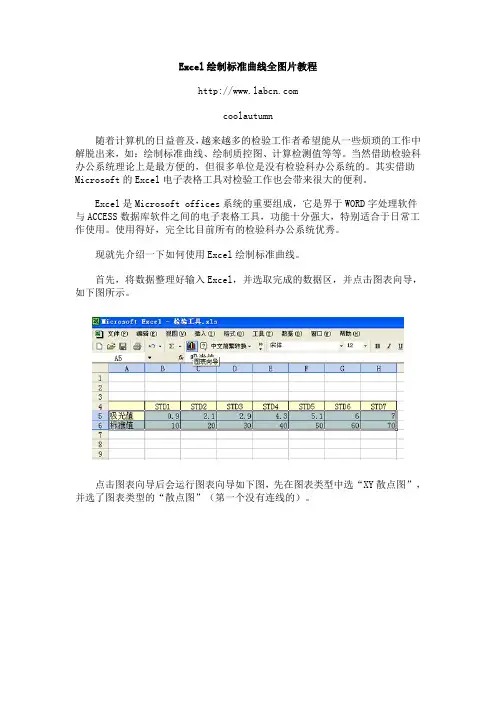 Excel绘制标准曲线全图片教程