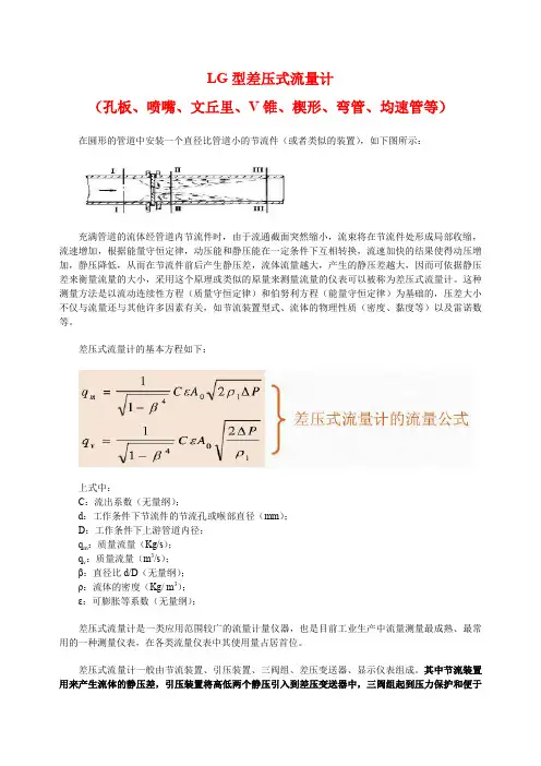 LG型差压式流量计
