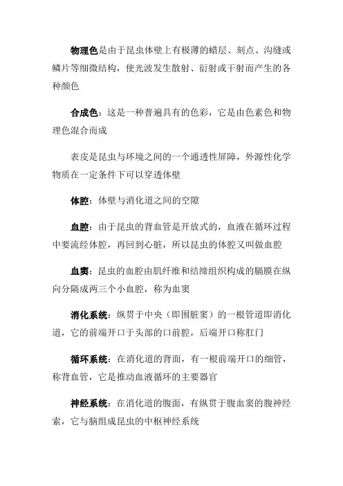 昆虫生理