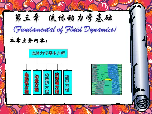 第三章 流体动力学基础-上课用