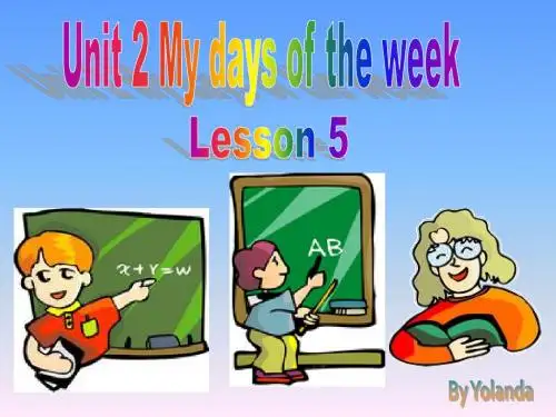 My_days_of_the_week Lesson 6
