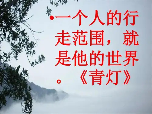 《回答》北岛(讲)分析共43页文档