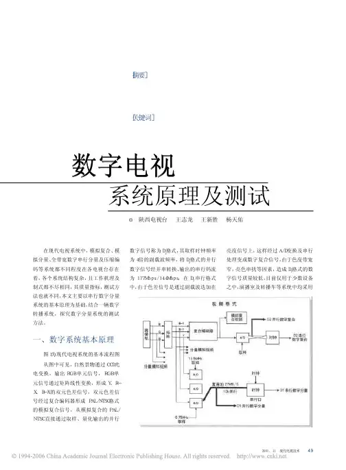 数字电视系统原理及测试