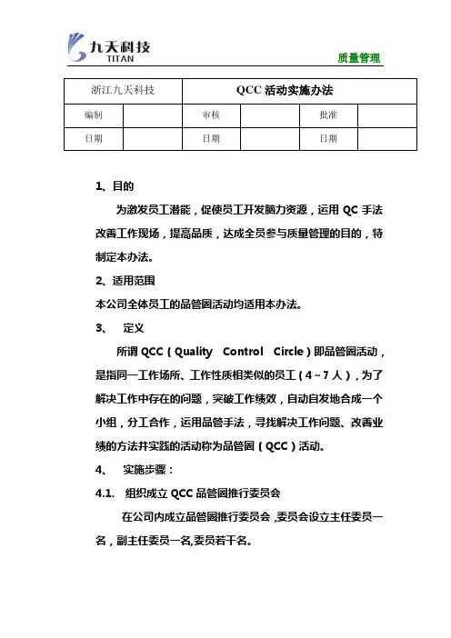 QCC品管圈