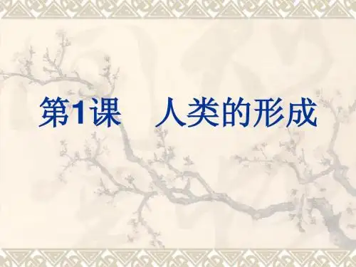 九年级上册第一课