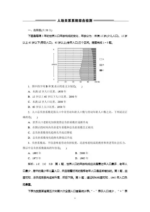 人地关系系统综合检测