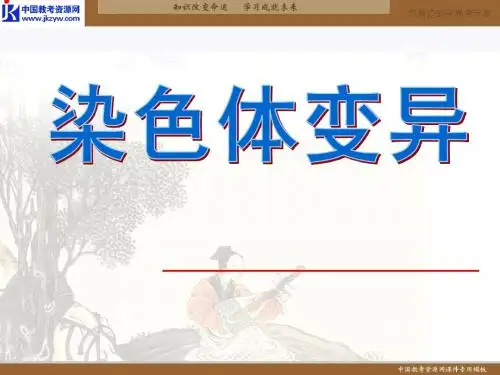 生物新人教必修2_5[1].2《染色体变异》课件ppt