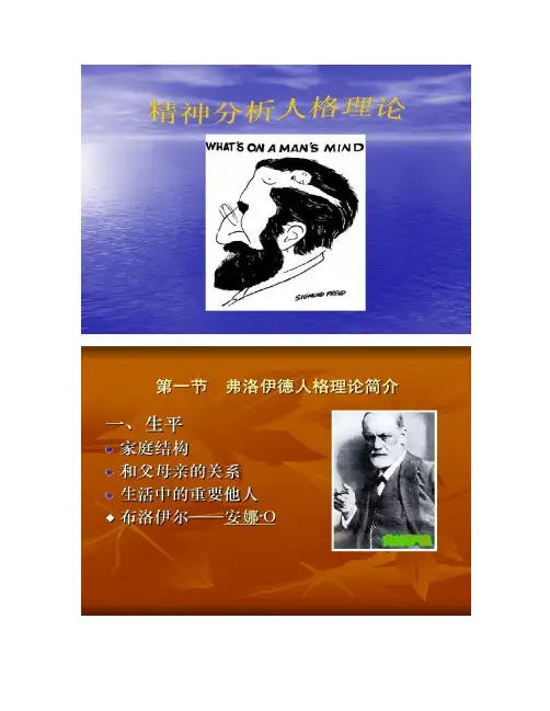 第二章 精神分析人格理论.