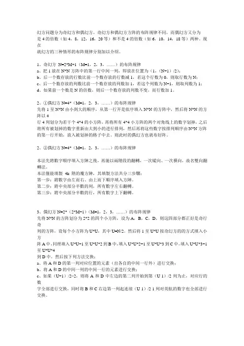 幻方问题