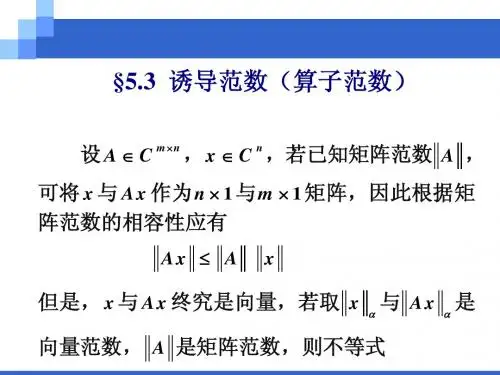 矩阵分析课件5.3