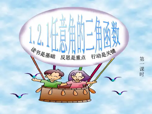 1.2.1任意角的三角函数第一课时 优质公开课赛课