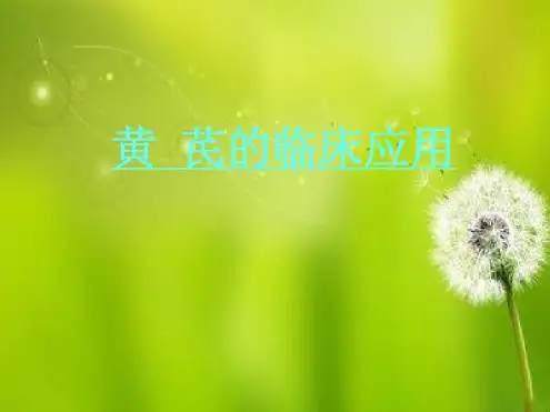 黄芪的临床医学医学应用.ppt