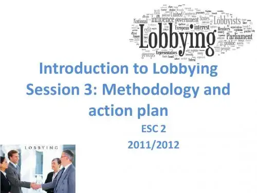 Introduction to Lobbying Session 3