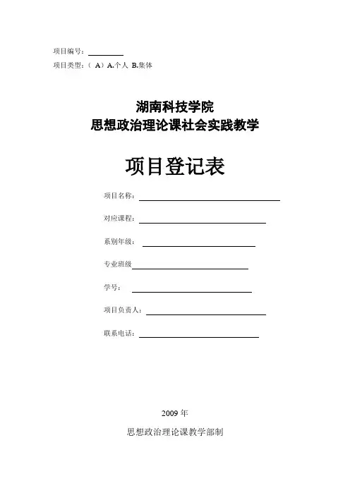 政治实践作业表格