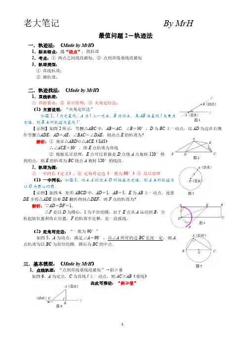 最值问题2-轨迹法