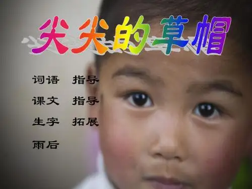 10. 《尖尖的草帽》教学课件(一)(2012新)-优质公开课-冀教一下精品
