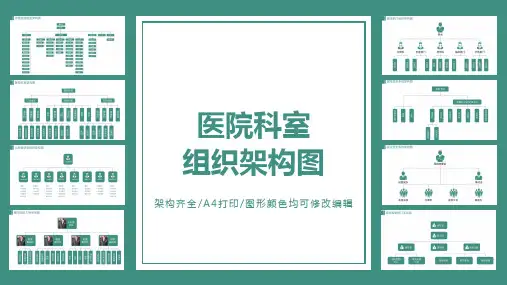 医院科室组织架构图部门人物关系