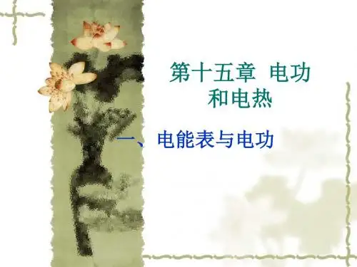 初中物理《电能表与电功》(共18张)ppt5