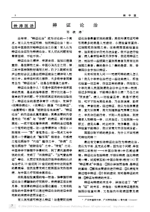 辨证论治