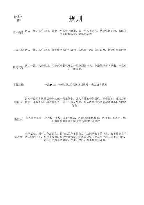 趣味游戏