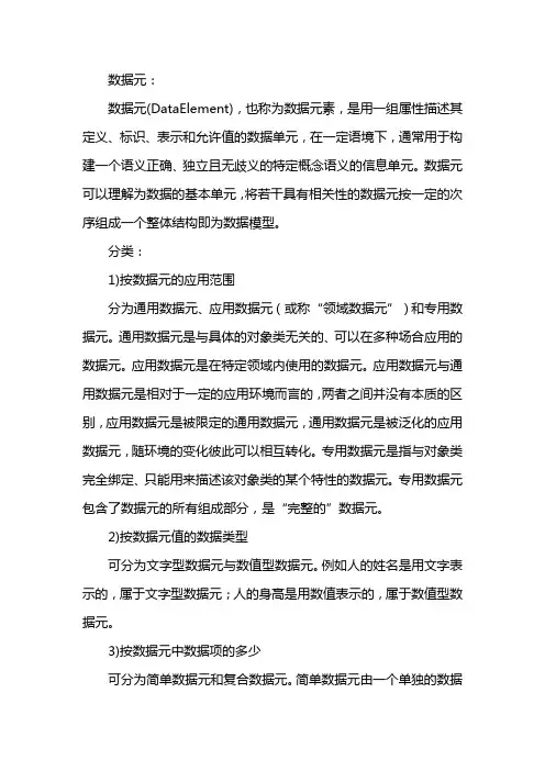 数据类型