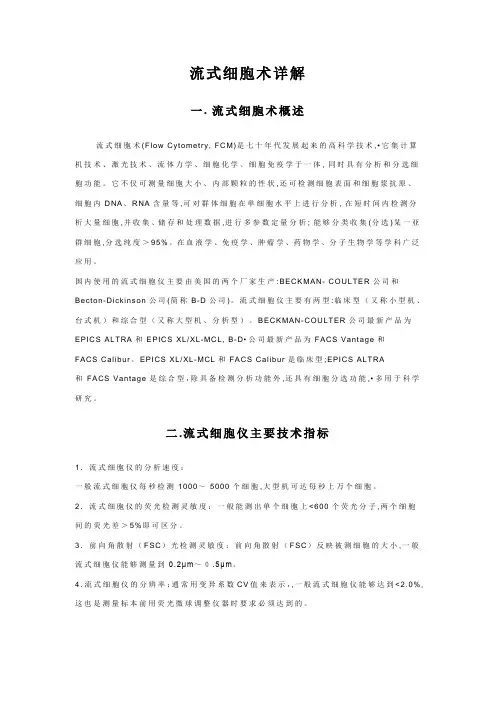 流式细胞术原理与应用