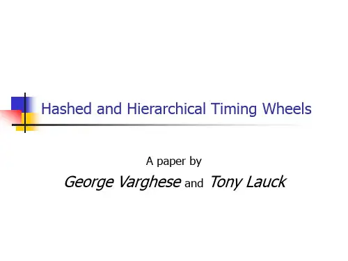 Hashed and Hierarchical Timing Wheels - field is being used for 散列与分层时间车轮场被用于