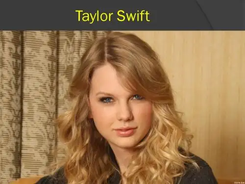 英语课前演讲Taylor_Swift