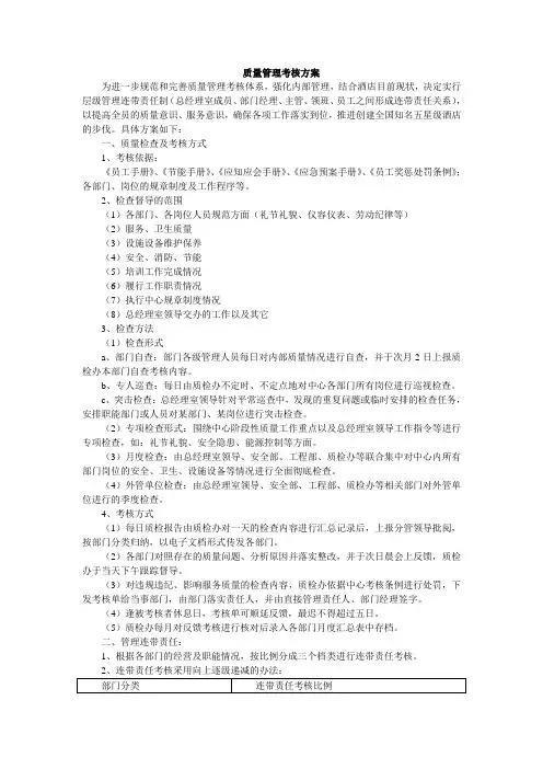 质量管理标书