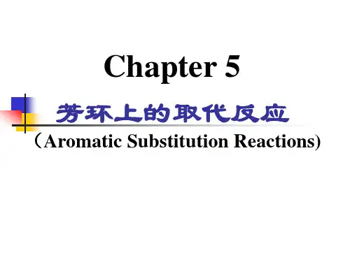 第五章 芳环上的取代反应